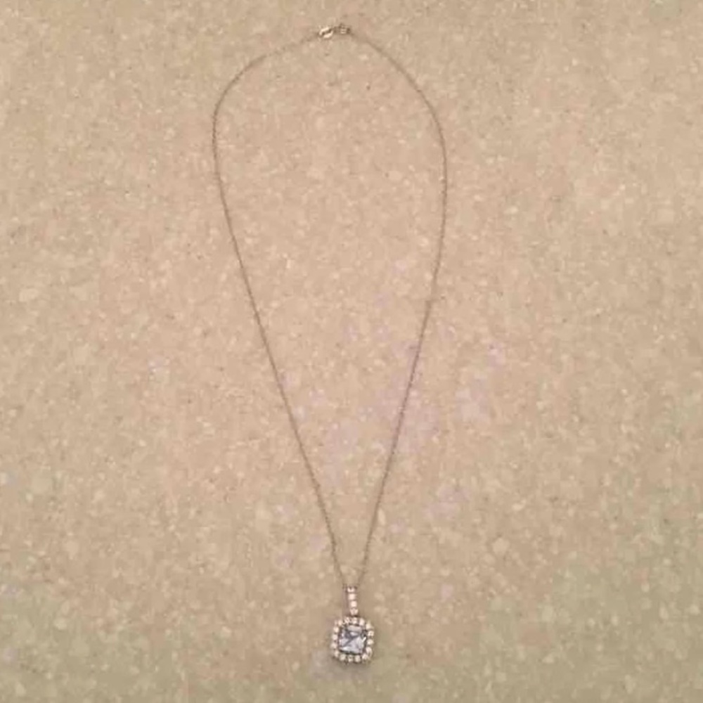 Sterling silver aquamarine necklace
